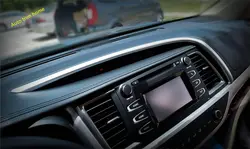 Lapetus для Toyota Highlander KLUGER 2014 2015 2016 ABS приборной панели навигации Frame литья гарнир Обложка отделка 1 шт