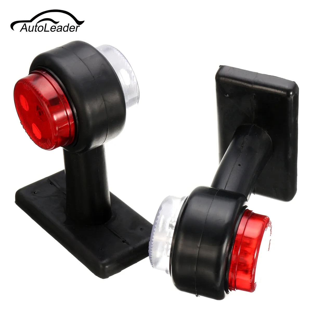 1 Pair Truck Trailer Caravan 12V 24V LED Double Side Marker Clearance Light Warning font b