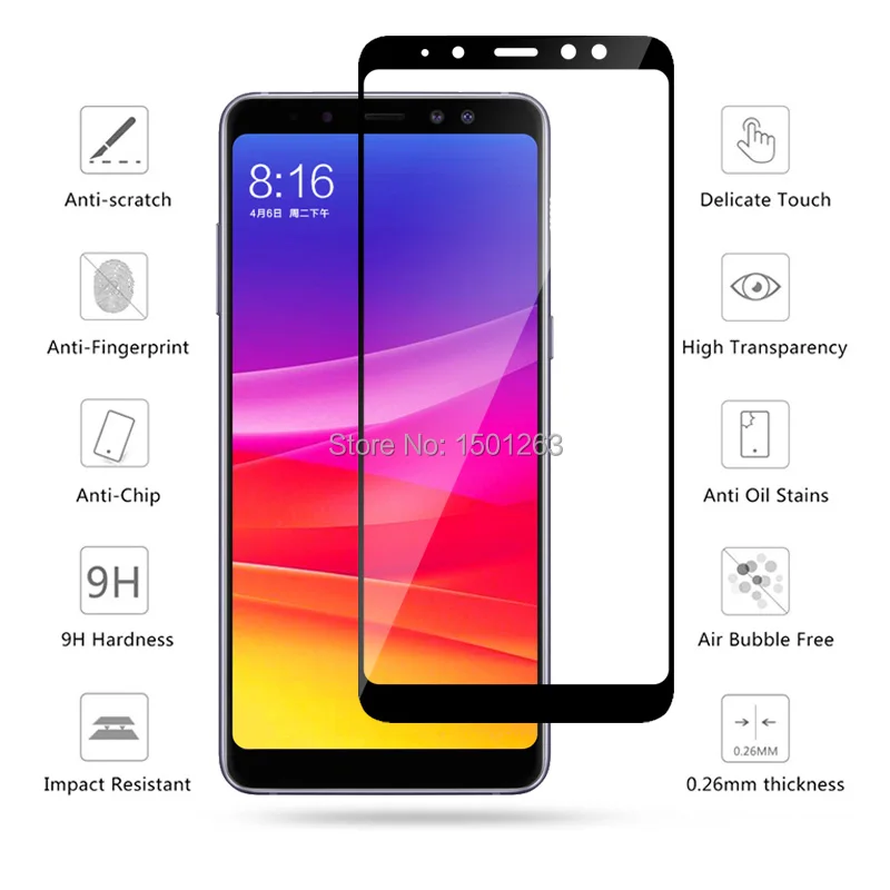 Для samsung Galaxy A8 плюс 2018 полное покрытие закаленное Стекло Экран чехол A7 защитный