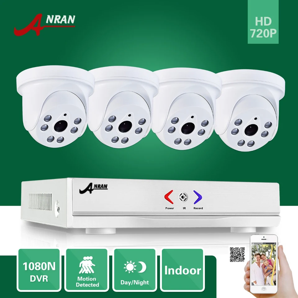 bilder für Anran 4ch 1080n ahd dvr hdmi 6 ir tag nacht 720 P 1800TVL Indoor Dome Kamera CCTV Home Farbe Video Security System bilder für Anran 4ch 1080n ahd dvr hdmi 6 ir tag nacht 720 P 1800TVL Indoor Dome Kamera CCTV Home Farbe Video Security System