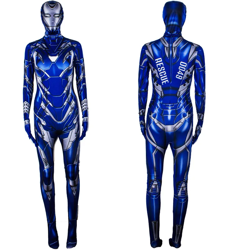 

New Avenger Endgame Iron Women Costume Cosplay Iron Man Costume Women Kids Pepper Potts Rescue Suit Halloween Costume For Women