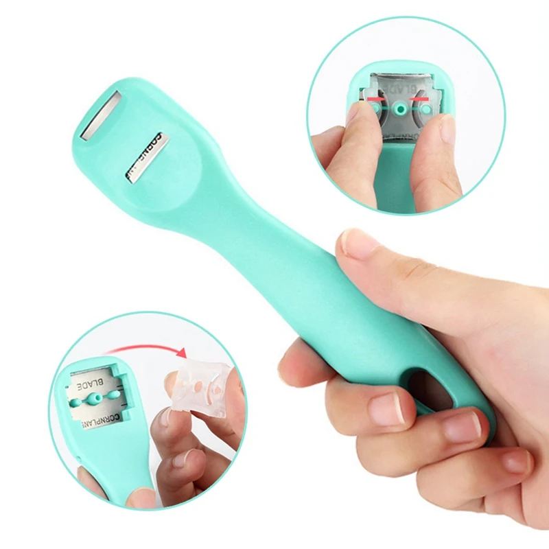 

Fashion Heel Cuticle Scraper Cutter Foot Care File Tool Pedicure Razor Blades For Pedicures Product 2018 Professional