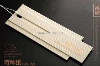 

clothing brand HangTags clothing tags paper labels,umbrella shoe underwear bags labels and tags with sling DHN0014
