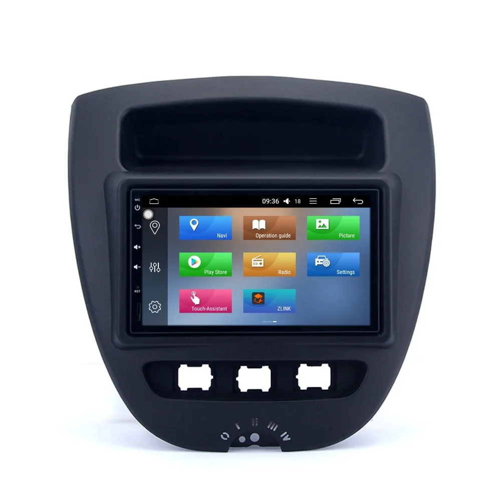 

COIKA IPS Screen Android 8.0 System Car DVD Stereo For Toyota Aygo Peuget 107 Citroen C1 GPS Navi BT WIFI DSP 4+32G RAM 8-Core