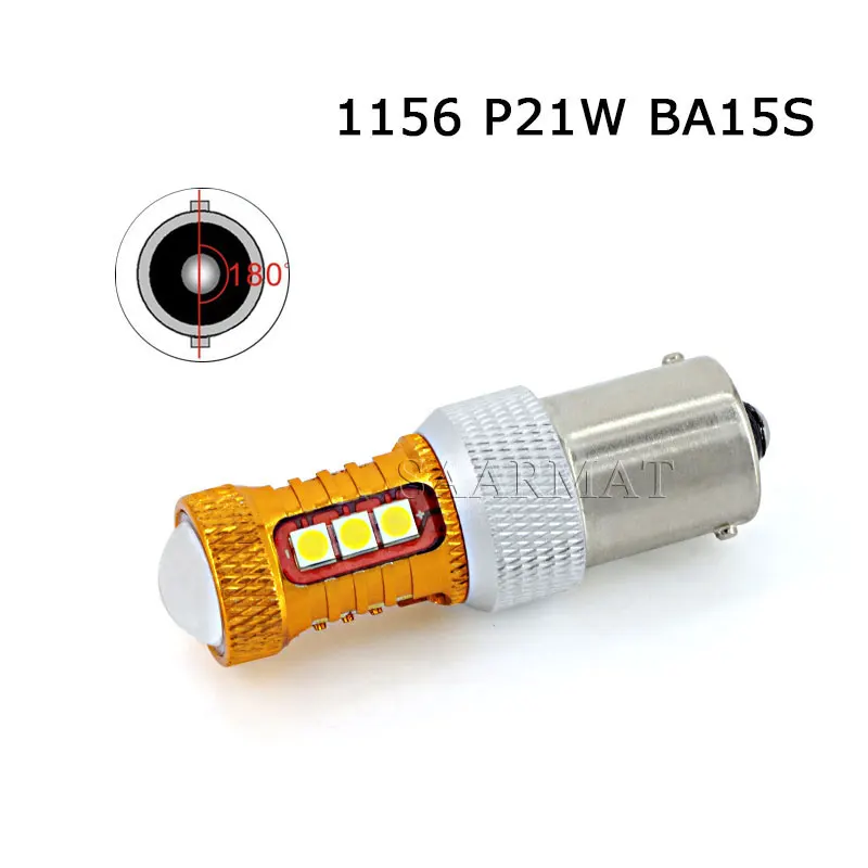 2x1156 BA15S P21W 1200LM светодиодный лампы дальнего света DRL обратный светильник для VW