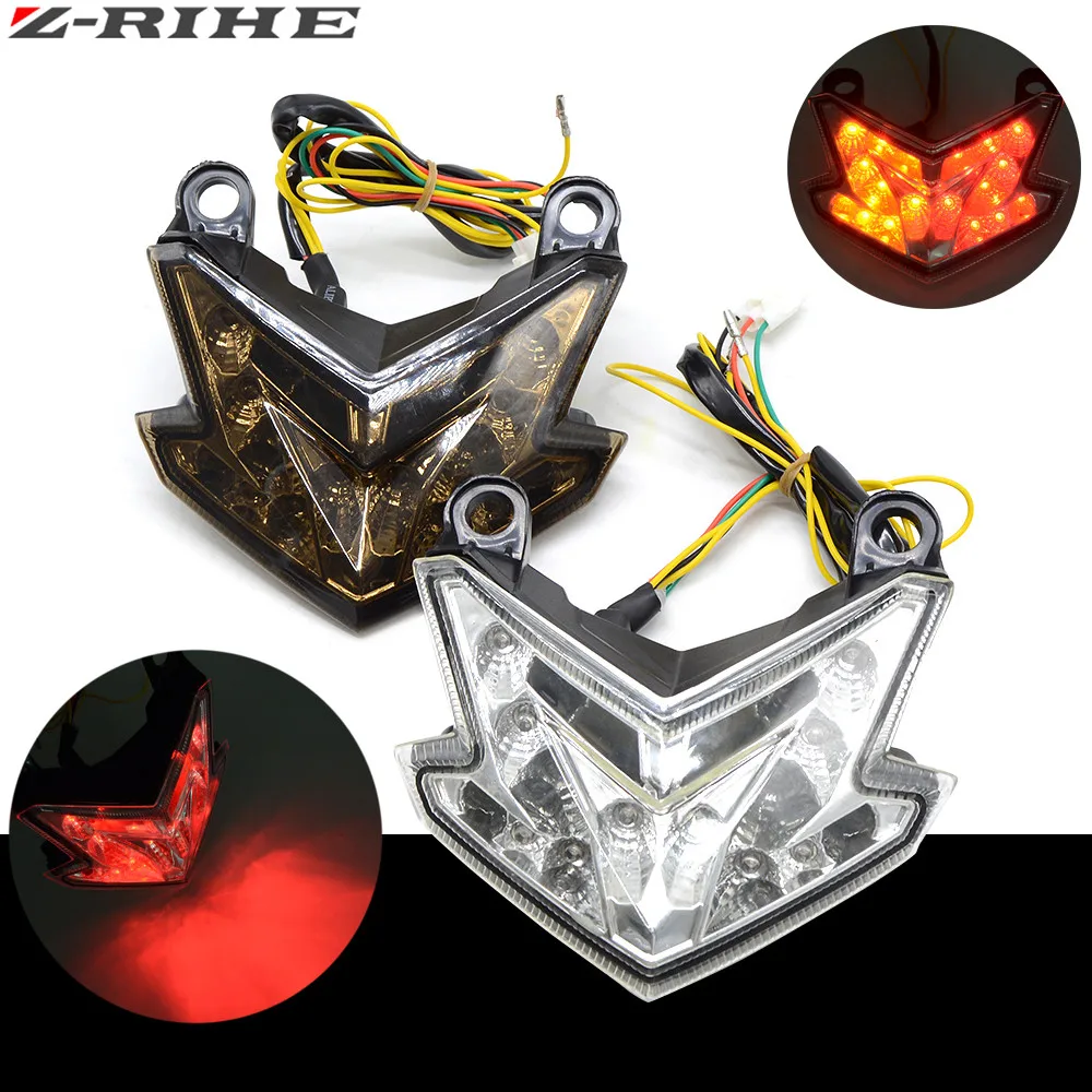 For KAWASAKI Motorcycle LED Taillight With Turn Signals Blinker For KAWASAKI NINJA ZX6R ZX-6R ZX 6R 636 Z800 Led Brake 2013-2014