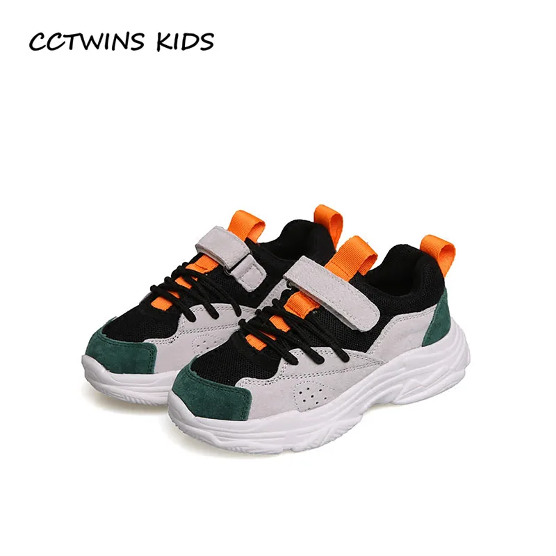 

CCTWINS KIDS 2018 Spring Children Casual Trainer Baby Boy Fashion Sport Sneaker Toddler Genuine Leather Shoe Girl F2226