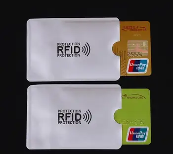 

2000pcs Anti Rfid Blocking Reader Lock Card Holder ID Bank Card Case Rfid Protection Metal Credit Card Holder Aluminium box