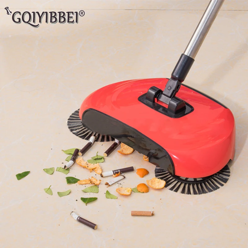 

Stainless Steel Sweeping Machine Push Type Hand Push Magic Broom Dustpan Handle Household Cleaning Package Hand Push Sweeper mop