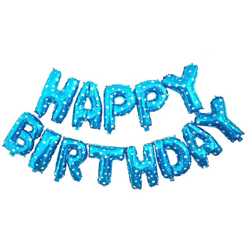 Буквы фольгированные шары «С Днем Рождения» День Рождения украшения детский душ шары 16 дюймов воздушные шары Алфавит дети