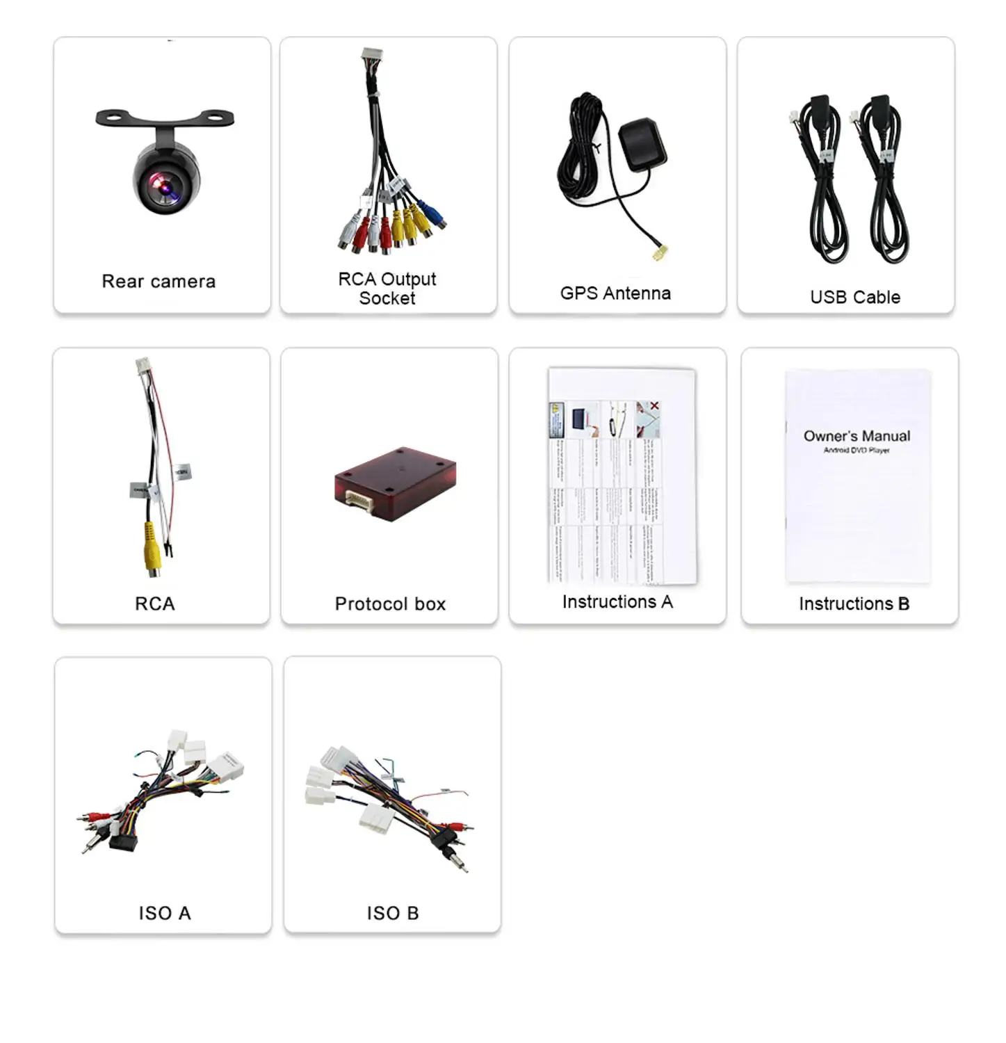 Top 2 din autoradio Car Multimedia Player For Toyota Camry 2006-2011 Android 9.0 gps wifi mirror link rear camera map usb Aux BT 2