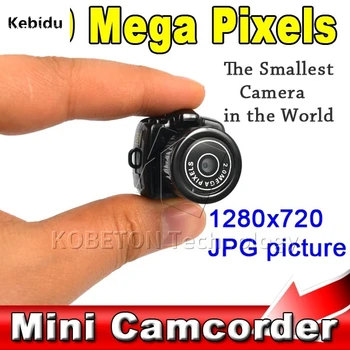 

Kebidu 5PCS/Lot Micro Smallest Portable HD CMOS 2.0 Mega Pixel Pocket Video Digital Camera Mini Camcorder 640*480 DVR 720P JPG