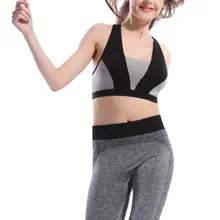 CALOFE сексуальный профессиональный спортивный бюстгальтер для фитнеса Хлопок Женский спортивный ударопрочный бюстгальтер для бега женский бюстгальтер для йоги пуш-ап