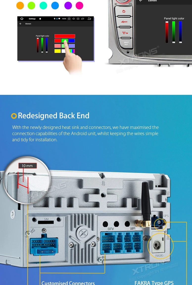 Top 7" Android 8.0 OS Car DVD Multimedia Navigation GPS Radio for Ford Focus II 2008-2011 & Galaxy II 2006-2011 & Kuga 2008-2012 9 Top 7" Android 8.0 OS Car DVD Multimedia Navigation GPS Radio for Ford Focus II 2008-2011 & Galaxy II 2006-2011 & Kuga 2008-2012 9