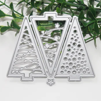 

1Pc Christmas tree Cutout metal cutting Dies decorative Scrapbooking Steel Craft Die Cut Create Stamp Embossing card Stencil