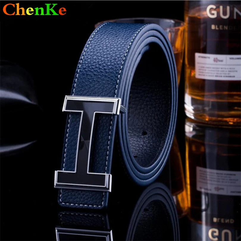 

ChenKe 2017 Genuine Leather Designer Belts High Quality Smooth Buckle Belt Leather Belt Buckle Belts for Men Women Leisure