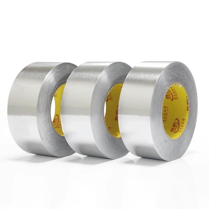

Aluminum Foil Self Adhensive Tape Super Fix Duct Tape Thickened High Temperature Stick Sealed Waterproof Hood Trap Sealing Tape