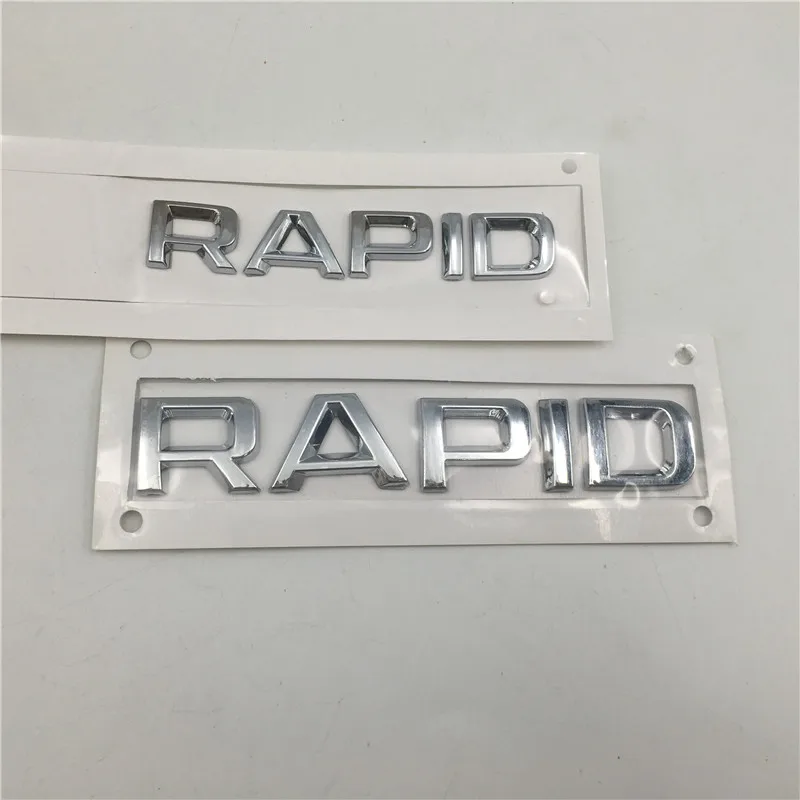 Значок заднего багажника SKODA Rapid эмблема логотипа 1 2 4 6 TDI TSI размера|Наклейки на