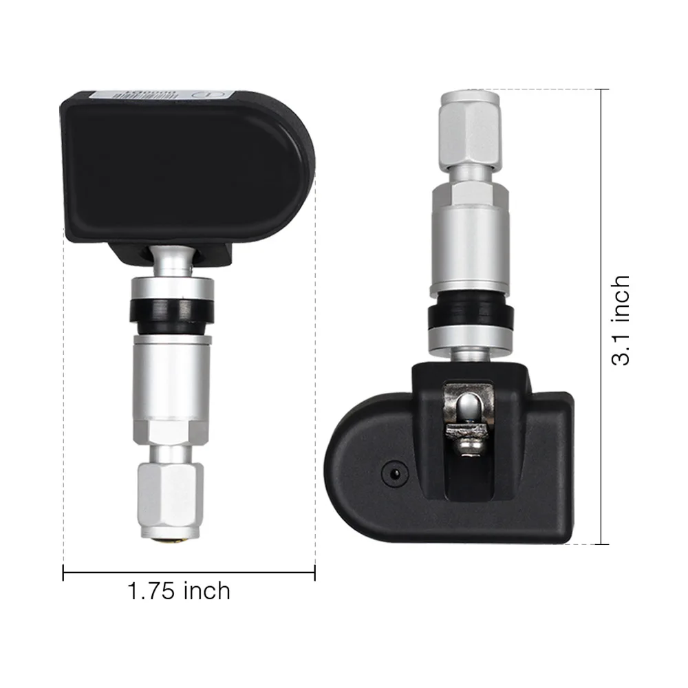 New Smart Car TPMS Bluetooth VC611 Pressure Monitoring System with LCD Display and Phone App Monitoring 4 Sensors