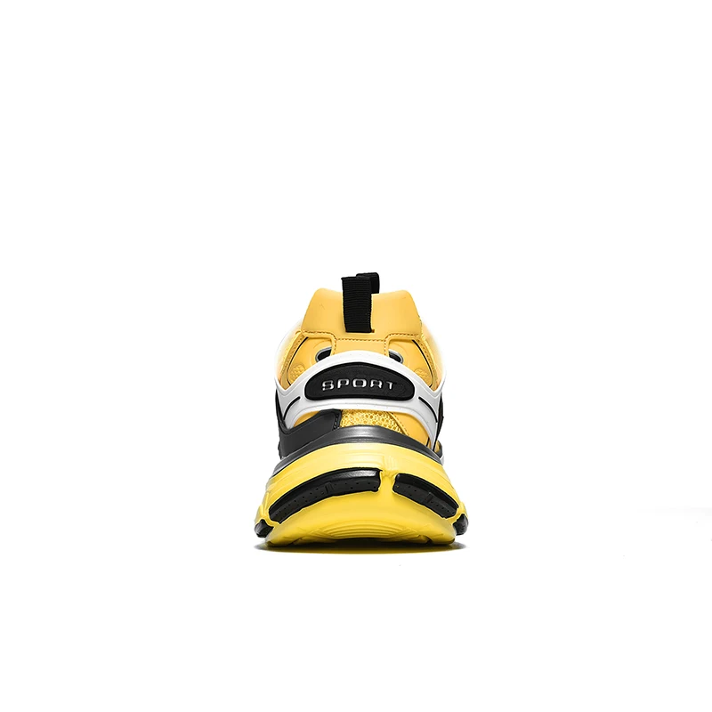 Hommes blue Offre Chaussures De yellow Plein Zapatillas Air Marche Sneakers Décontractées Black white En Respirant orange Mesh Ins Hombre Jaune Papa Spéciale Chunky TKJ3cl1F