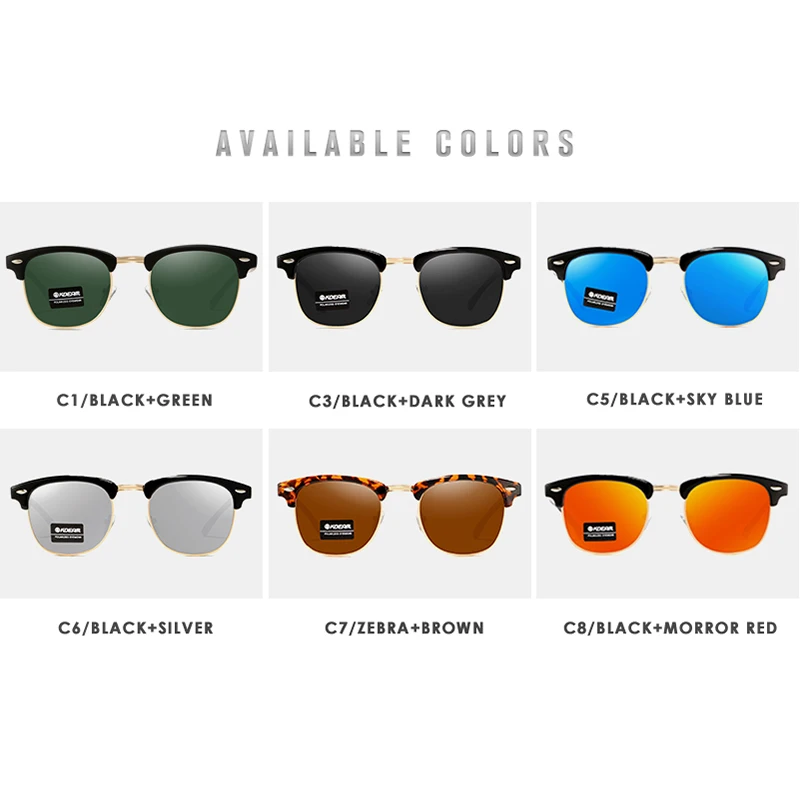 Супер Новое поступление KDEAM классические Поляризованные Солнцезащитные очки женские 51' ширина поляризованные солнцезащитные очки винтажные мужские очки KD3016