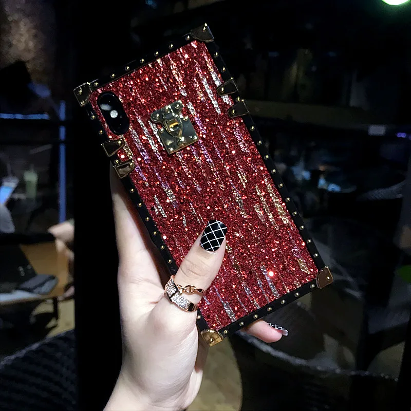 

Fashion Anti-fall Bling Glitter Girl Phone Cover Case For Samsung Galaxy S8 S9 Plus Note 8 9 Luxury Soft Silicone Coque Fundas