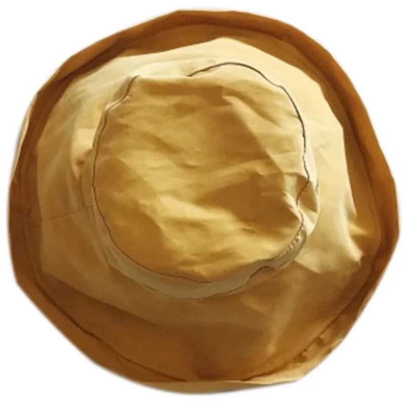 

Beach Hats Women Summer Large Wide Brim Foldable Sun Hat Chapeau Female Girl Plain Anti-Uv Sun Visor Floppy Hat