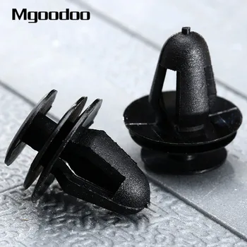 

50Pc Auto Clips Car Door Trim Panel Plastic Rivets Retainers Bumper Fender Fastener Engine Cover Push Clips For Honda 9.5mm Hole