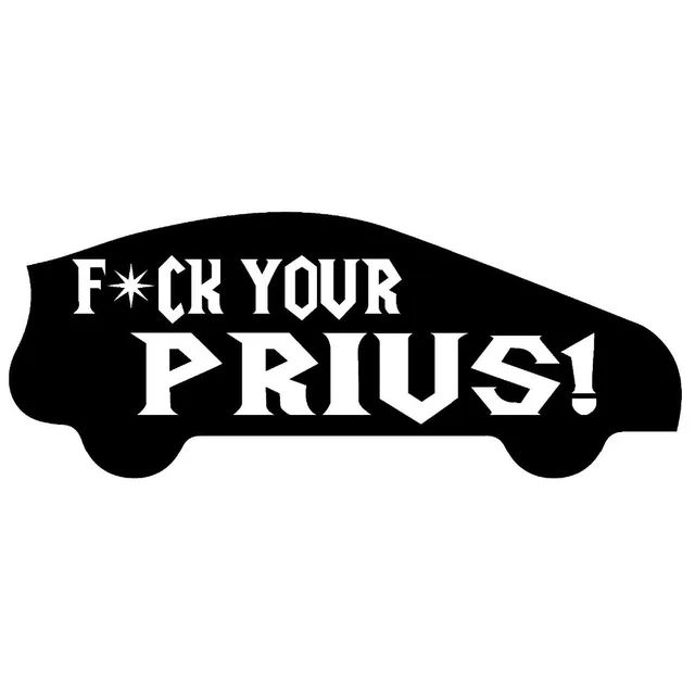 29.2CM*11.9CM F_ck Your Prius Funny Vinyl Decal Sticker Car Decals Car