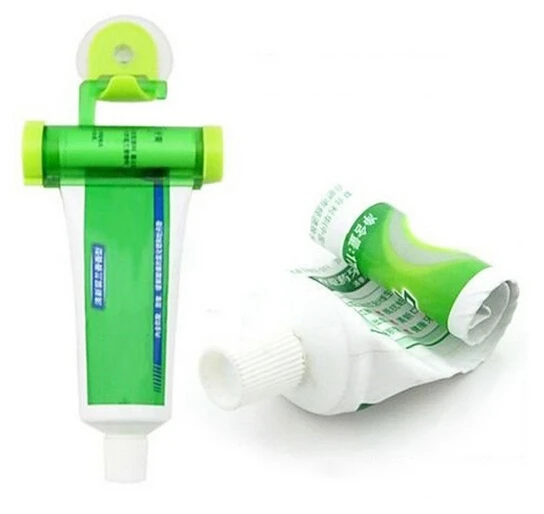 

New Arrive Creative Rolling Squeezer Toothpaste Dispenser Tube Partner Sucker Hanging Holde