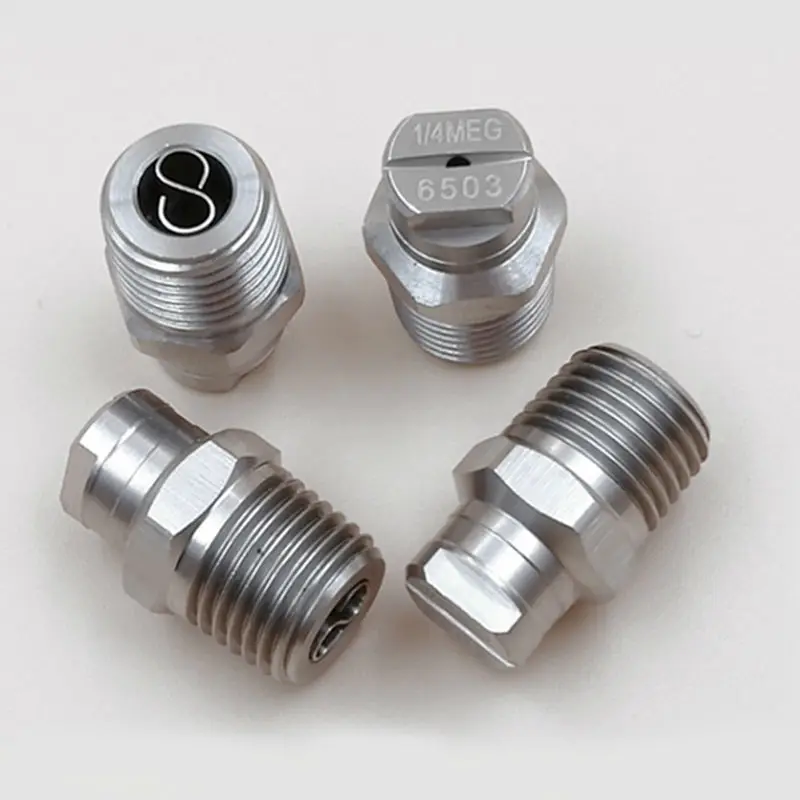 

1/4" 5pcs MEG high pressure flat fan spraying systems nozzles