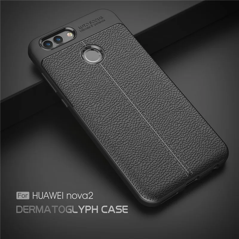Beworlder For Huawei Nova 2 Case Protective Anti Slip Soft Silicone Back Shell TPU ShockProof Phone Cover Nova2 |