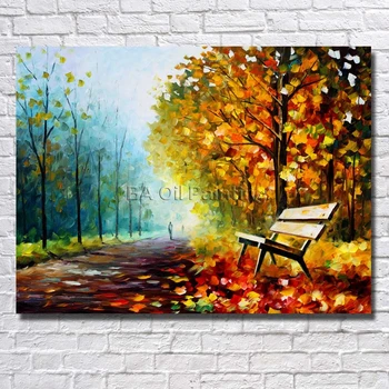 

BA Oil Painting Hand Painted Big Size High Quality Rest Chair Landscape Oil Painting Home Decor Cheap Painting no Framed