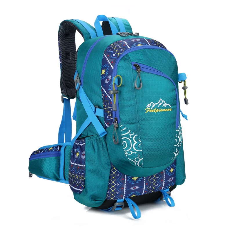 40л Водонепроницаемый тактический рюкзак, походная сумка, велосипедный рюкзак для альпинизма, рюкзак для ноутбука, дорожная сумка для улицы, мужская женская спортивная сумка - Цвет: Lake Blue