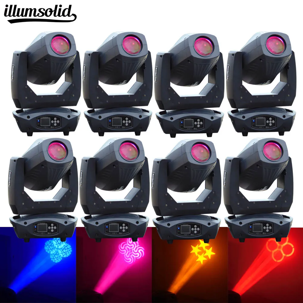 

8Pcs/lot High quality professional 200W Stage light dj dmx rgb led wash moving head DJ dmx512 Controller disco ball party light