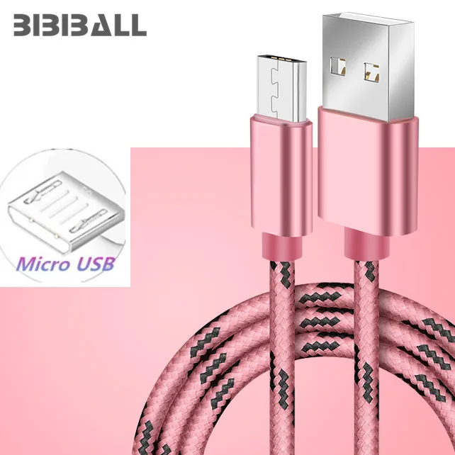 Кабель Micro USB 2/3 м для зарядки провод Android шнур аккумуляторов телефонный кабель