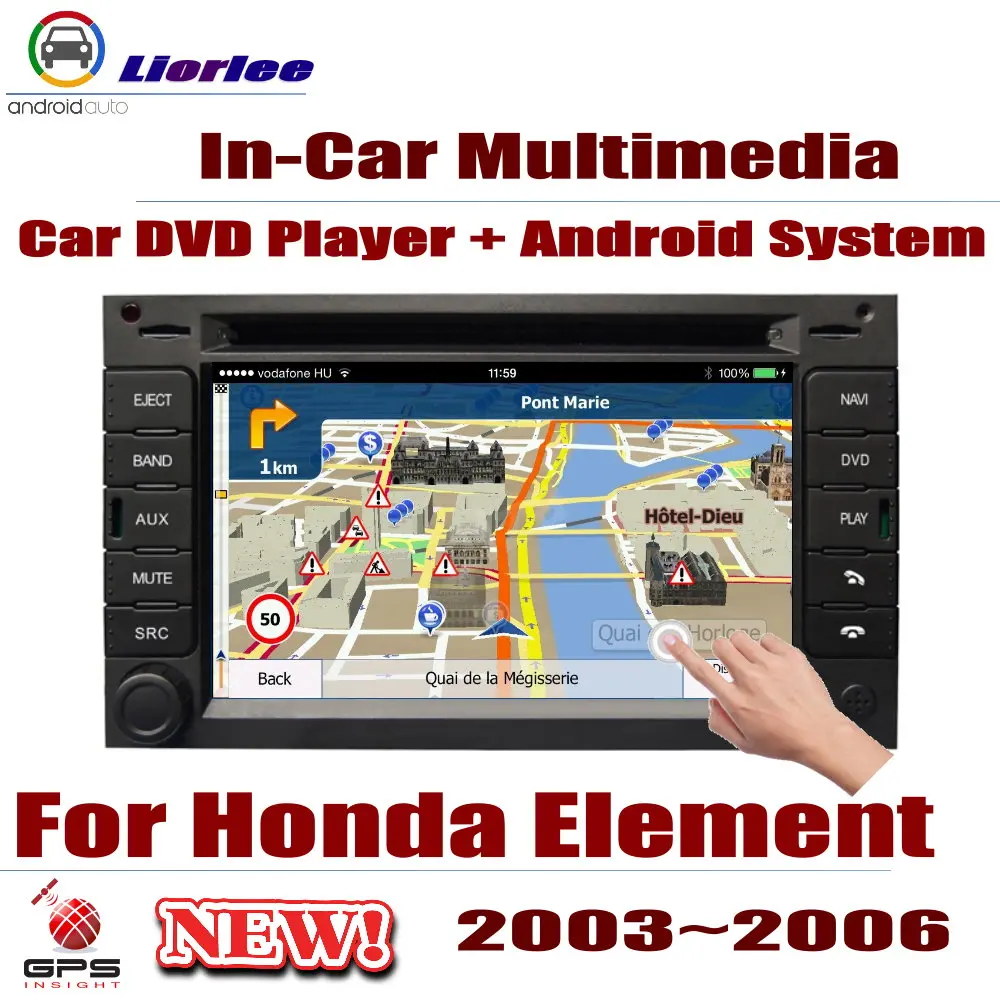 

Car Radio DVD Player GPS Navigation For Honda Element 2003~2006 Android HD Displayer System Audio Video Stereo In Dash Head Unit