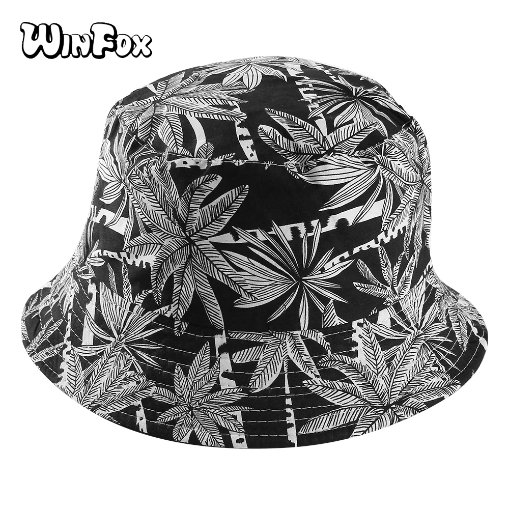 mens floral bucket hat