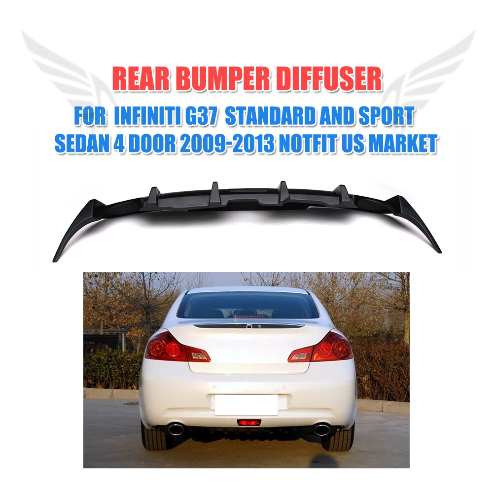 Carbon Fiber Rear Trunk Spoiler Wing Fit for Infiniti G Series G37 Coupe 2009-13