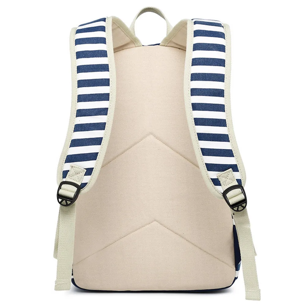  Hot Sale Canvas Backpack Women School Bags for Girls Large Capacity USB Charge Laptop Backpack Trav