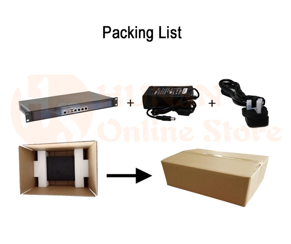 Firewall Mikrotik Pfsense Router PC N2600 HUNSN RS12 (04)