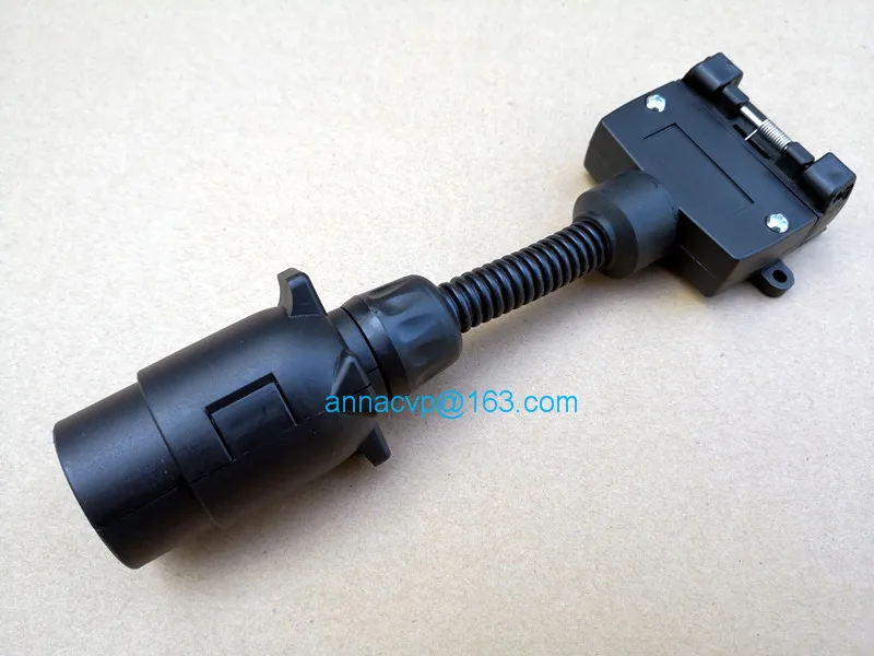 trailer adapter 7 pin trailer plug to 7 pin flat socket (2)