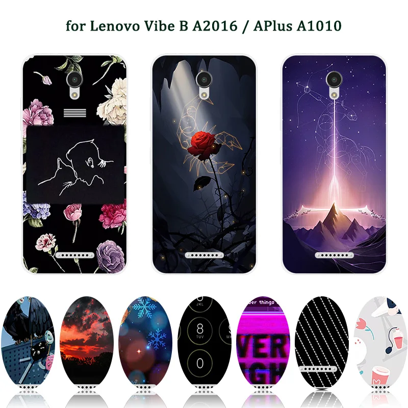Coque для Lenovo APlus A1010 Buliding телефон случаях 4 5 дюймов Vibe B A2016/A20 плюс Clear мягкие TPU