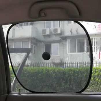 

2pcs Black Side Car Sun Shade Rear Window Sunshade Cover Mesh Visor Shield Screen Free Shipping