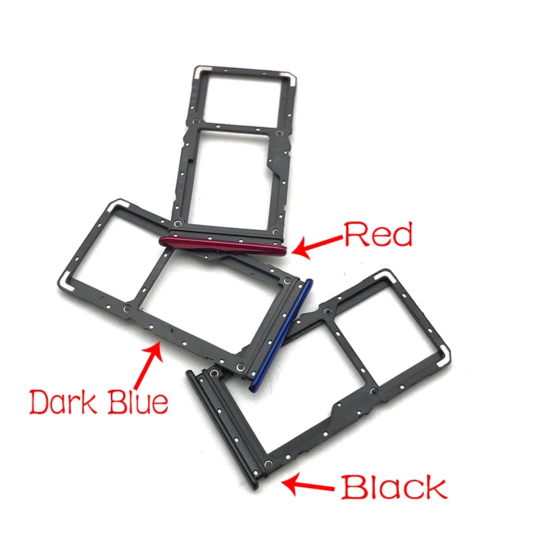 SIM Card Accessories For Xiaomi Redmi Note 7 / Note 9 Pro 9S Nano SIM Card Holder Tray chip slot drawer Holder Adapter Socket With Pin