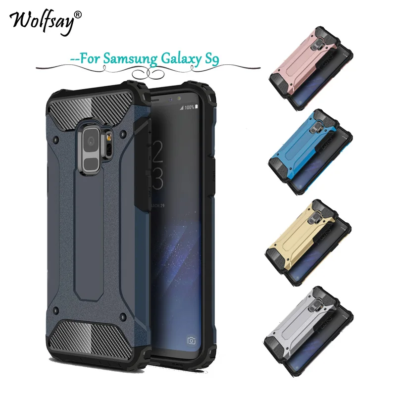 

For Samsung Galaxy S9 Case Shockproof Armor Rubber Hard Phone Case For Samsung Galaxy S9 Back Cover For Samsung S9 G960 Fundas