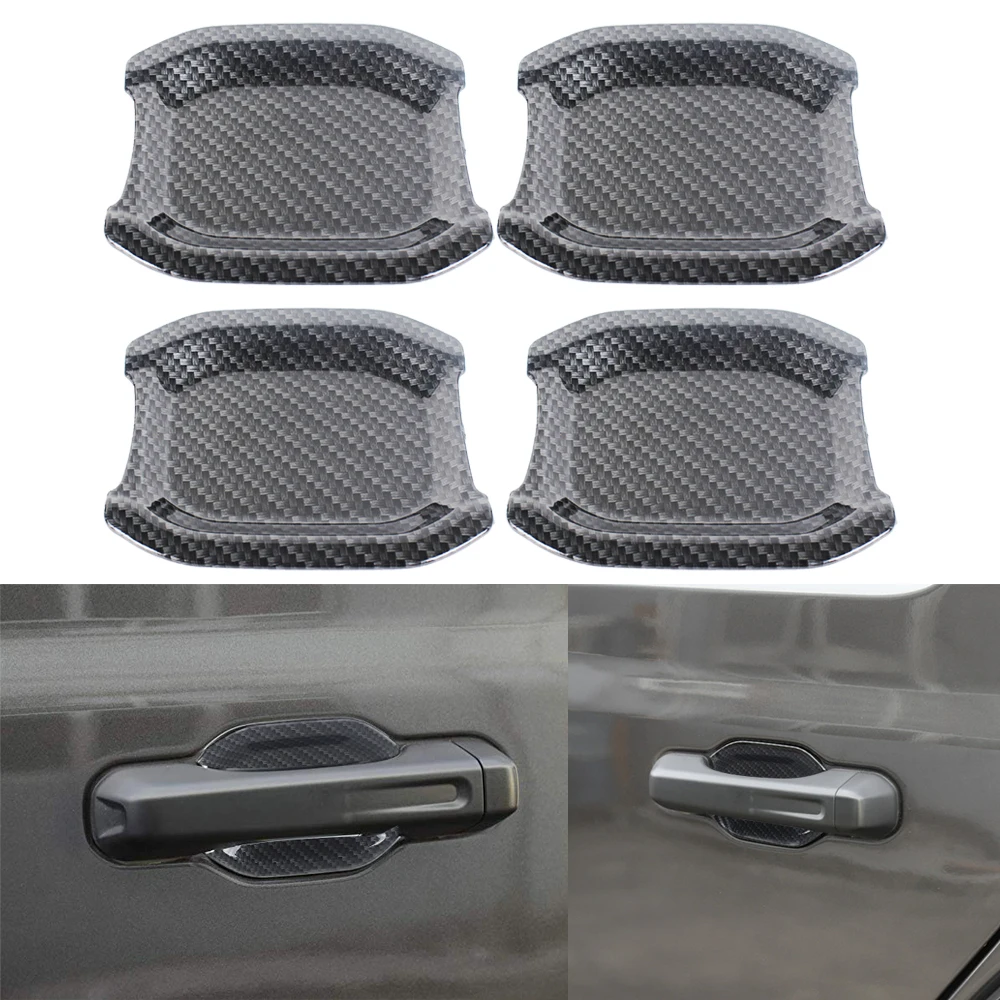 

Car Stickers Car Front Tail Door Handle Bowl Decoration Cover Accessories for Jeep Wrangler JL 2018+