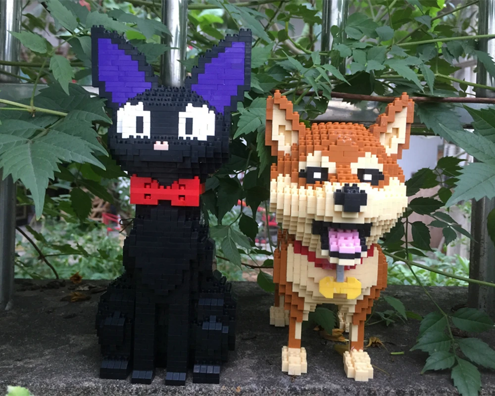 

Most To 800 Blocks Nano Building Blocks Shiba Jiggi Cat Building Block Toys for Children Kid Gifts