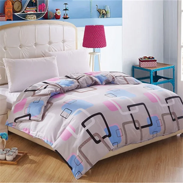 Постельное белье, покрывало из полиэстера, напечатанное одеяло с геометрическими узорами, пододеяльник, размер для двух/полных/королевских кроватей - Цвет: 05