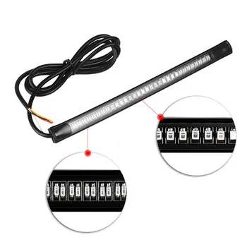 

12V LED lights motorcycle lights general light bar brake lights turn waterproof motorcycle license plate taillights